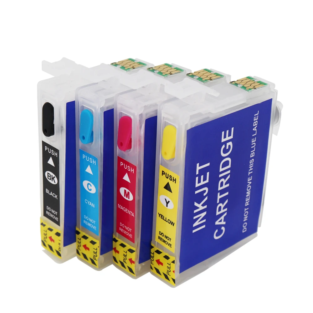 

T3471 Refillable Ink Cartridge Refill Permanent Chip for Epson WorkForce Pro WF-3720DWF WF-3725DWF Printer with ARC Chips