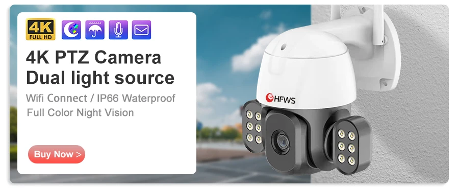 HFWS Ip Video Surveillance Camera With Wifi 1080P 2MP Security Camera Home Wirele Cctv Infrared Night Vision Mini Cameras Indoor