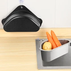 Basket Kitchen Drains Gadget Stainless Steel Vegetables Sponge Holder Hanging Kitchen Sink Strainers Cuisine Home Improvement YQ