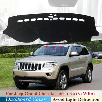 

Dashboard Cover Protective Pad for Jeep Grand Cherokee WK2 2011~2019 Car Accessories Dash Board Sunshade Carpet 2016 2017 2018