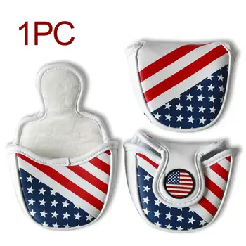 

Golf Clubs Sports Entertainment Golf Head Cover Golf Club Cover Movement PU White Club Iron Cover Practical