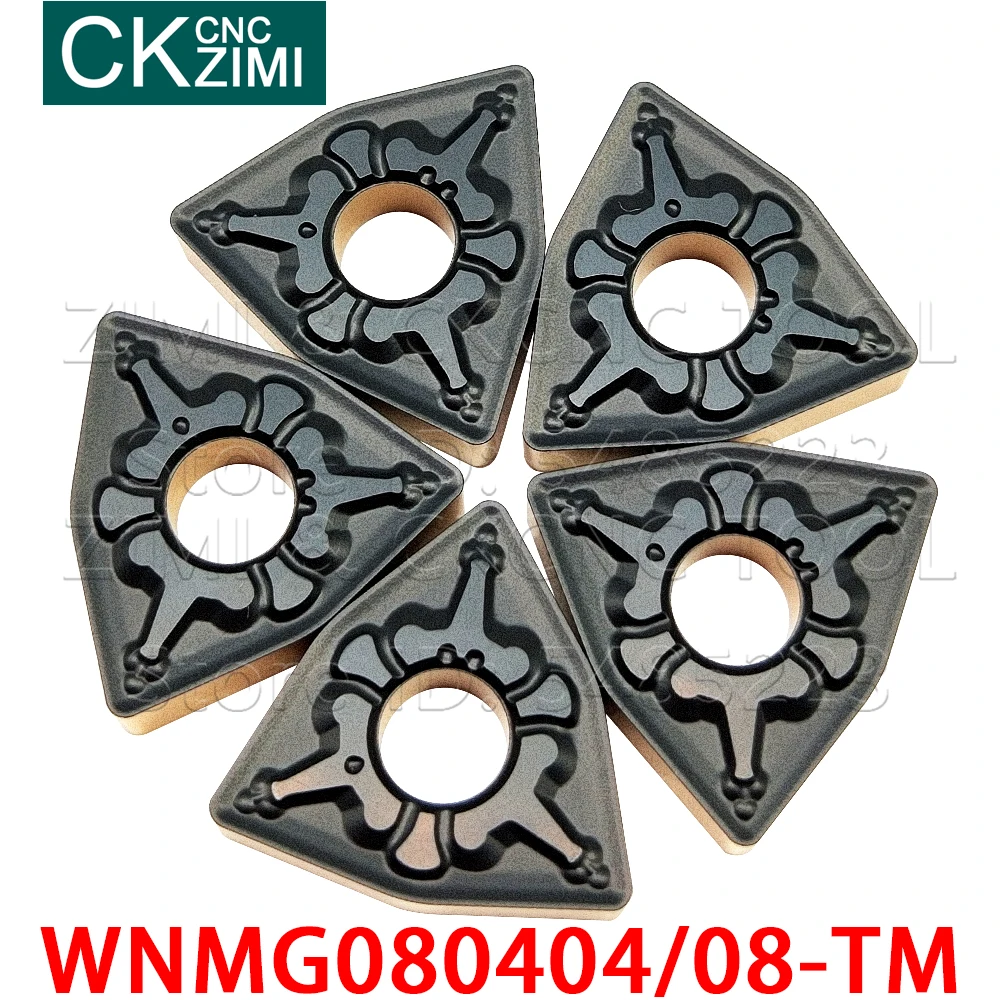 

WNMG080404-TM ZMC25 WNMG080408-TM ZMC25 Carbide Inserts External Turning Tools CNC Mechanical lathe Cutter Tools WNMG for Steel