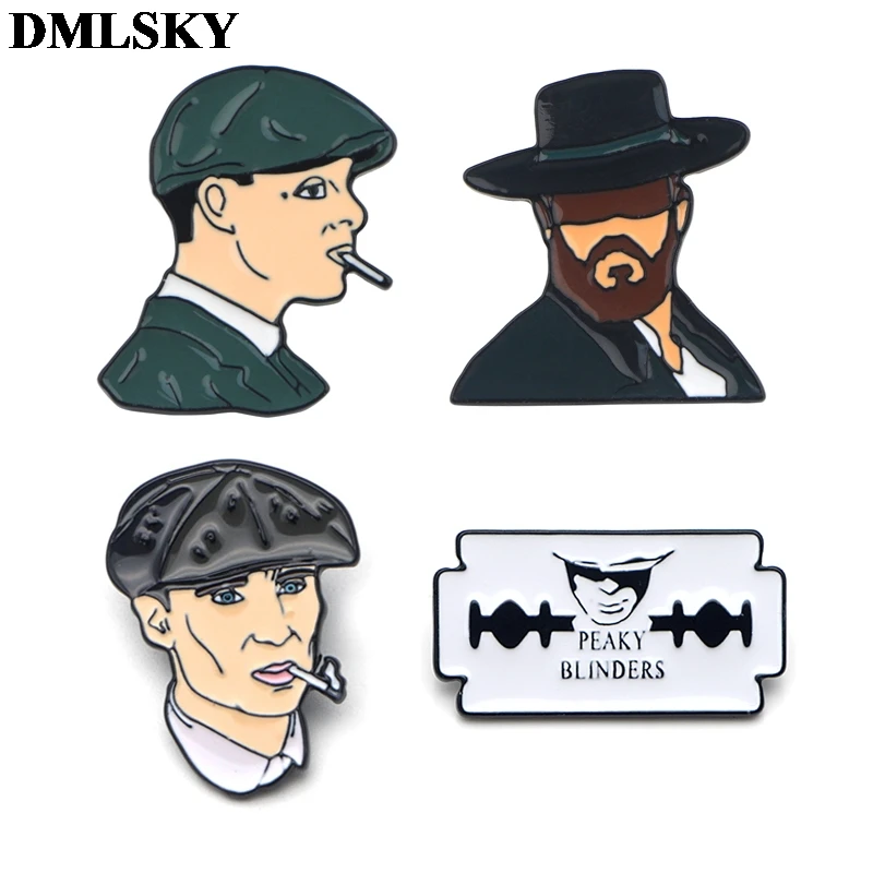 DMLSKY Пекинская мигалка ТВ серия креативные эмалированные булавки и броши для хули