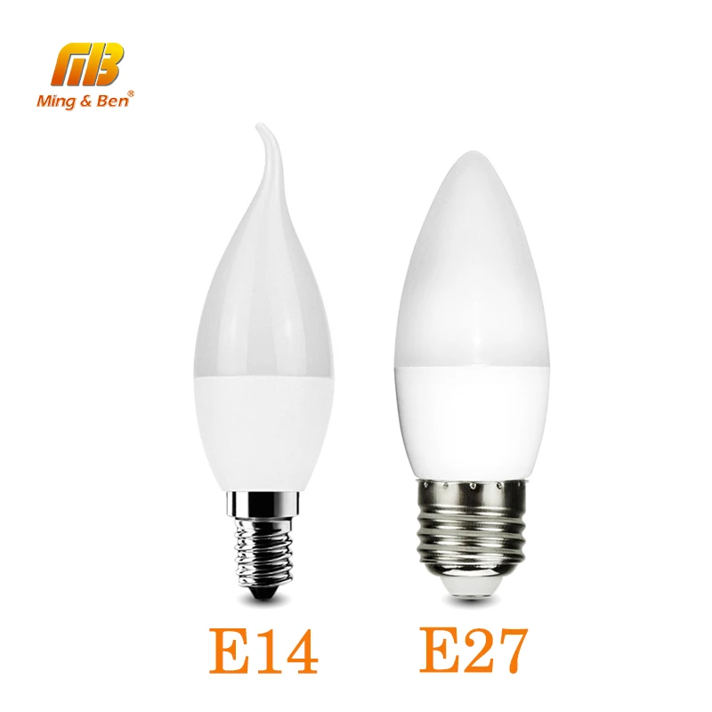 E27 Candle Bulb Light Candle Light Lamp 5W Spotlight SMD2835 Warm White Cold White AC220V Chandelier Partners LED Bulbs|e14 5w|lamp e14cool white - AliExpress
