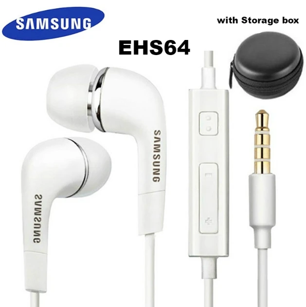 EHS64 with box Наушники samsung AKG EO IG955, 3,5 мм/type c, наушники-вкладыши с микрофоном, проводная гарнитура для смартфонов samsung Galaxy note10 S10 S9 S8 S7 S6 huawei - Цвет: EHS64 with box