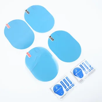

4PCS HD Rear View Mirror Protective Film PET Nano Anti-Fog Stickers 95x135MM Automobiles Exterior Accessories