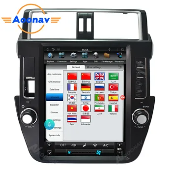 Günstig 2 Din Android HD Touch Screen Car Audio-Player Für-TOYOTA Land Cruiser Prado 2014-2016 GPS Navigation Autoradio Stereo-player