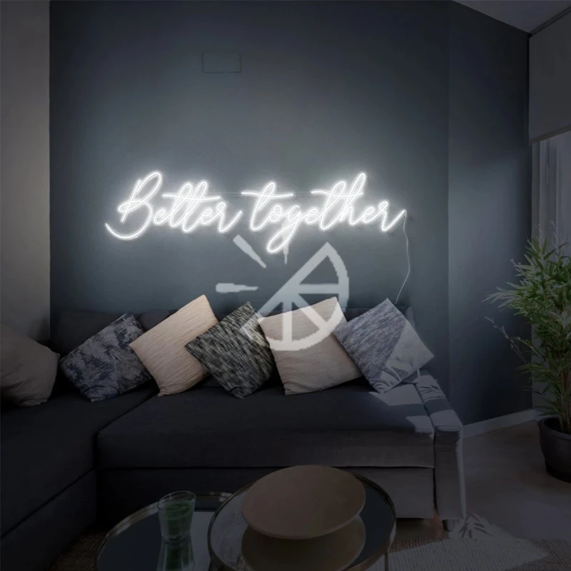 개인 맞춤 LED 라이트, 네온 나이트 사인, 방, 침실, 벽 장, 드롭 쉬핑