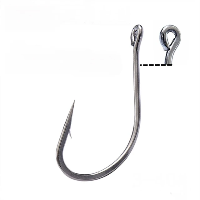 50pcs Baitholder Fishhook Size 2#-17# Carp Fishing Hooks Jig Big Barbed  Hook High carbon