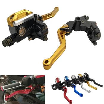 

Motorcycle Brakes Clutch Levers Handlebar CNC Adjustable Reservoir Set For Honda CBR600 F2 F3 F4 F4i CR85R CR125R CR250R CRM250R