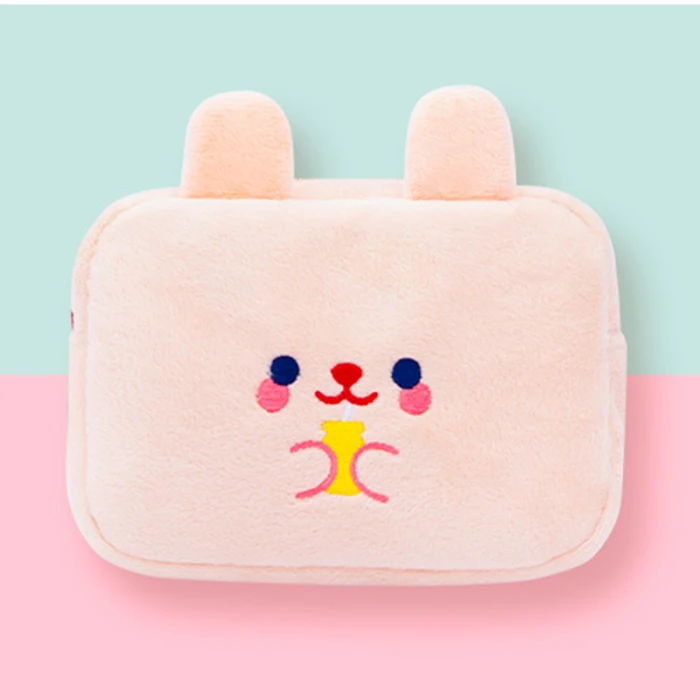 Мультяшный плюшевый кабель для передачи данных, кошелек, сумка для мобильного телефона, зарядное устройство, держатель, цифровые аксессуары, чехол LT88