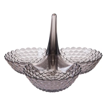 

Party Candy Snacks Multifunction Home Storage Bowl Cosmetic Organizer Fruit Plate Container European Style Stackable Tray Nuts