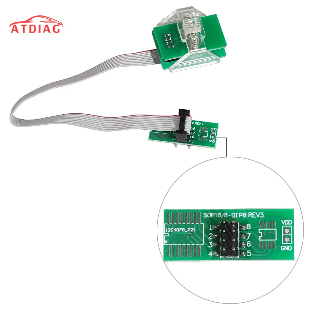 EEPROM адаптер 8Pin линейный Зажим Soic 8sop8 тестовый зажим Eeprom для гнезда поддерживает