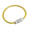 uxcell Wire Keychain Key Ring Loop Cable for Handbag Lanyard Zipper PVC Coated Stainless Steel 1