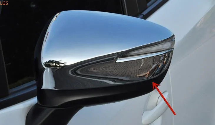 

For Mazda CX-3 2017-2019 High-quality ABS Chrome Rearview mirror cover Anti-scratch protection decoration car accessories