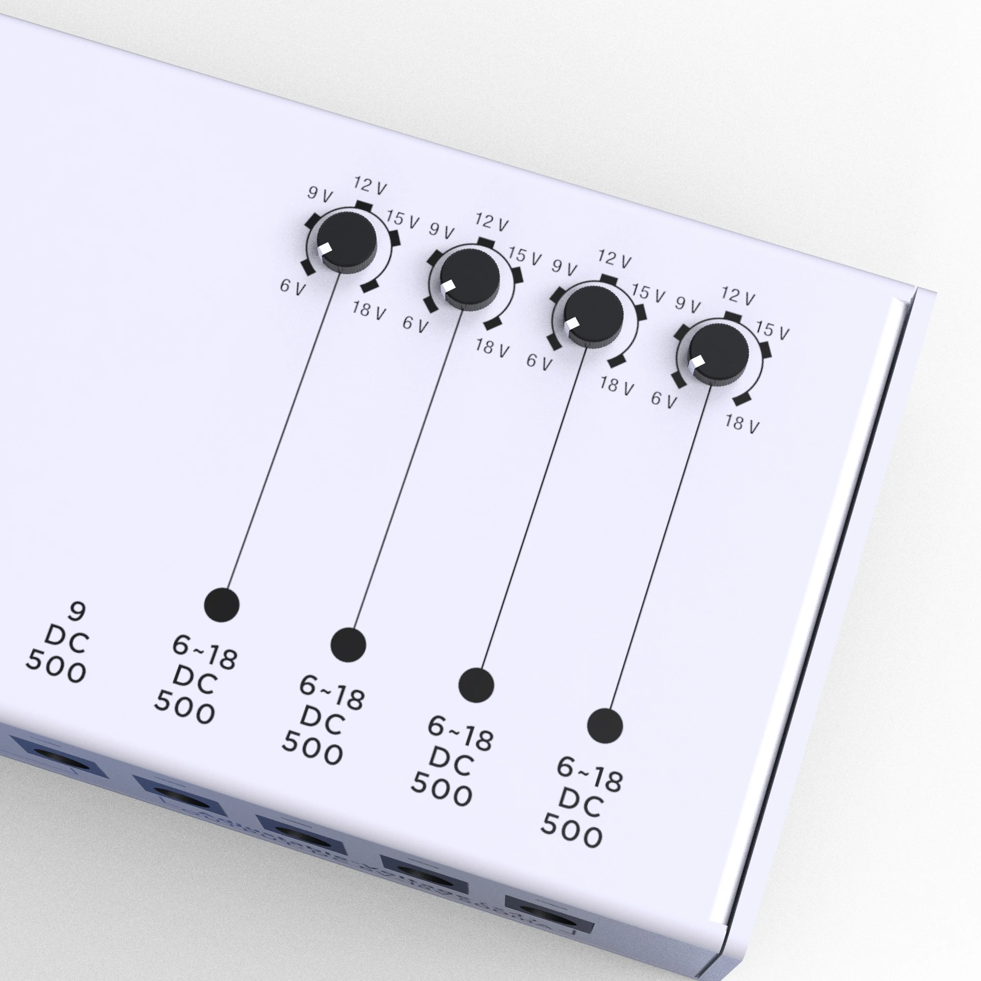 VITOOS DD12-AV4 effect pedal power supply fully isolated Filter ripple Noise reduction High Power Digital effector