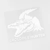 YJZT – autocollant Crocodile créatif en vinyle, étiquette de voiture, chasseur d'animaux, 8C-0107 ► Photo 2/6