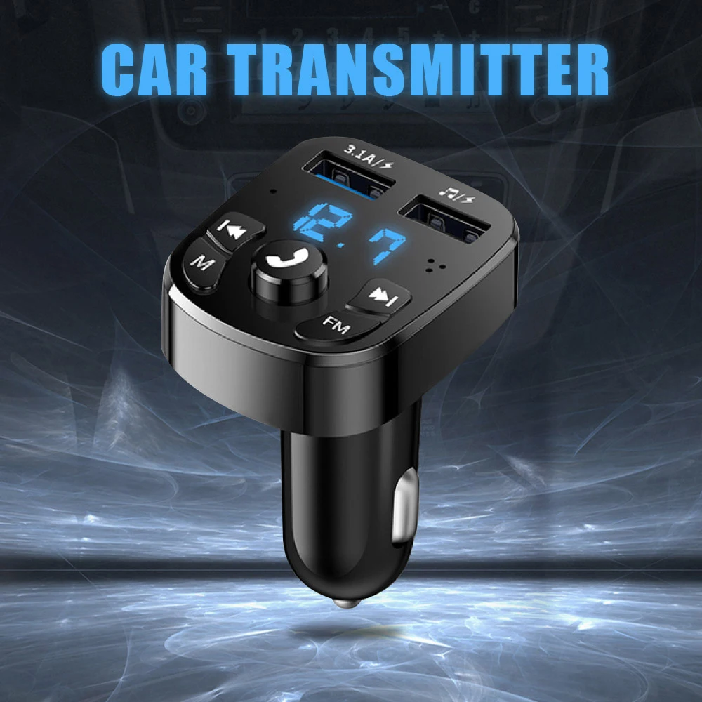 Автомобильный Bluetooth-передатчик 5 0 FM-трансмиттер автомобильный комплект MP3