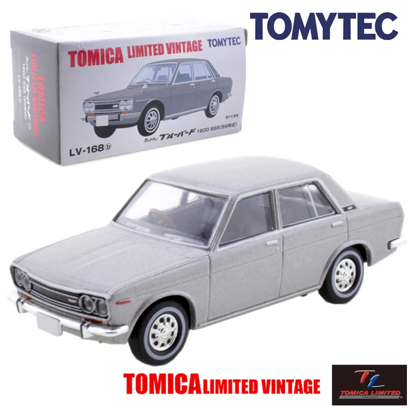 

tomytec tomica limited vintage lv 168 datsun bluebird 1600 sss diecast miniature 1969 style car toy collectibles hot pop baby toys