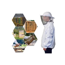 Новая защита от пчел куртка вуаль платье костюм с Pull Hat Smock оборудование дом открытый пчела принятия защитная одежда