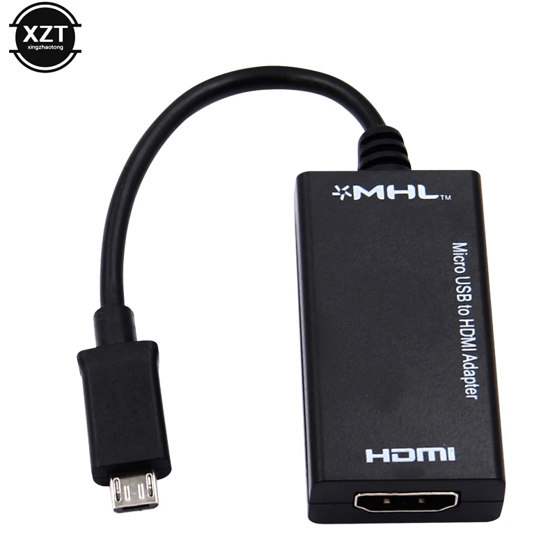 Mirco USB to HDMI compatible Adapter Cable HD TV MHL 1080P Male to