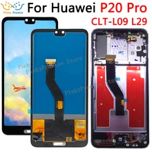 TFT для huawei P20 Pro lcd дисплей кодирующий преобразователь сенсорного экрана в сборе P20 Pro lcd с рамкой 6," для huawei p20 pro замена экрана