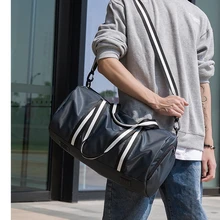 DC. Meilun, водонепроницаемая, вместительная, мужская, Спортивная, дорожная сумка, модная, женская, Спортивная, задняя Сумка, вместительная, мужская сумка через плечо с сумкой для обуви