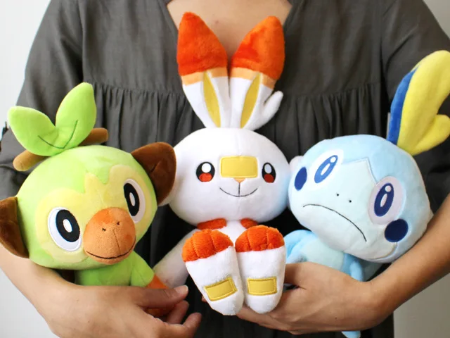Sobble Grookey Scorbunny плюшевая кукла новая игра меч/щит кролик ящерица обезьяна утка Kawaii Sirfetch 'd игрушки детские подарки