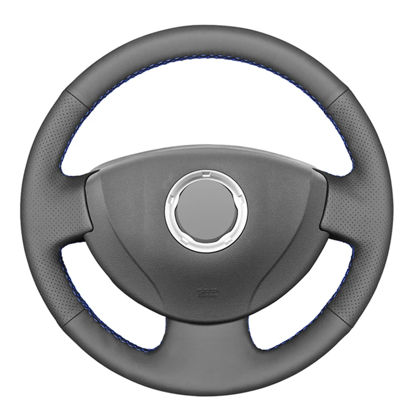 Чехол на руль автомобиля из искусственной кожи для Renault Logan 1 Sandero Symbol Clio Lada Largus Nissan