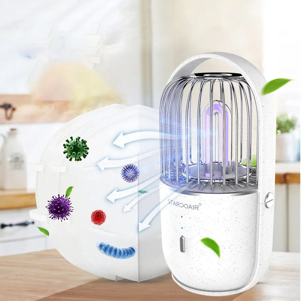 

Portable Rechargeable Ultraviolet UV Sterilizer Light Face Mask Disinfection Bactericidal Lamp Ozone Sterilizer Mites Lights