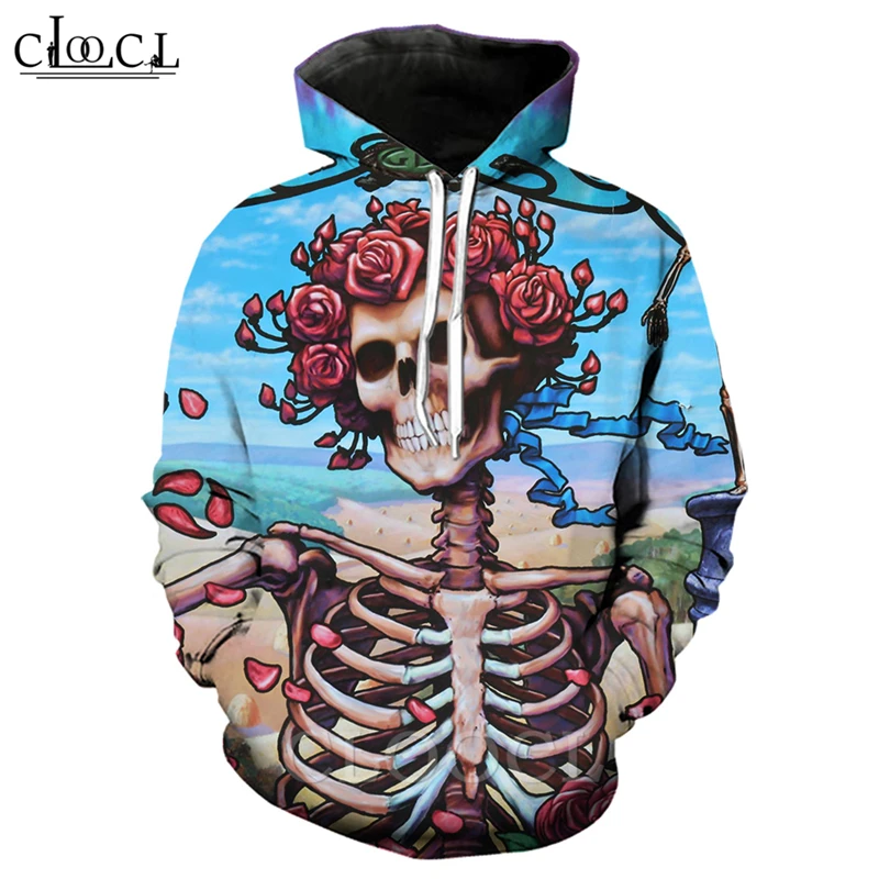 Футболка Мужская/женская с 3D принтом черепа толстовка капюшоном в стиле