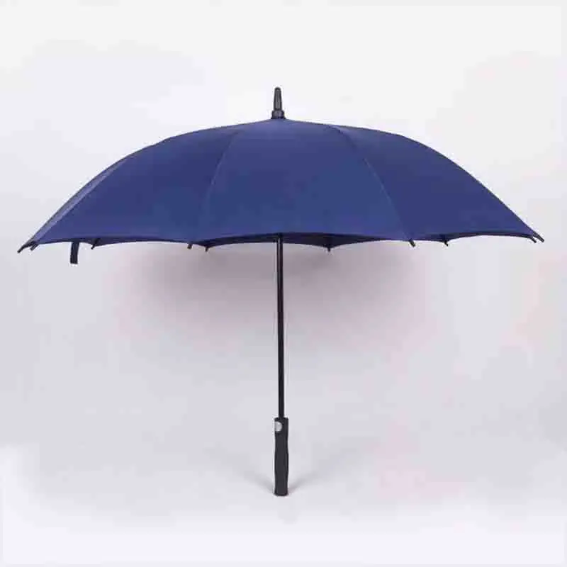 

New Style Rain Or Shine Dual Purpose Advertisement Customizable Golf Umbrella 8 Bone Straight Pole College Style Business Golf U