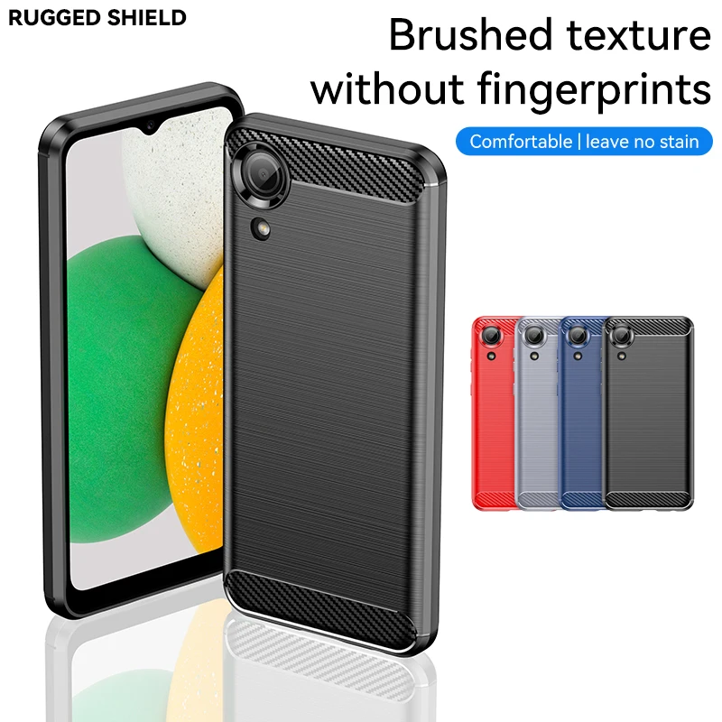 Per Samsung Galaxy A03 Core Case Custodia Morbida In Fibra Di Carbonio Per Samsung Galaxy A03 Core Cover Per Samsung Galaxy A03 Core