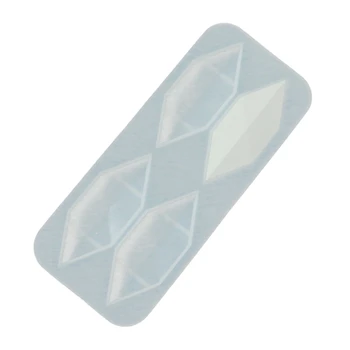 

New 4 Holes Diamond Design Wall Brick Silicone Mold Concrete Tile Mold DIY Brick Stone Mold