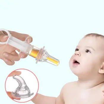 

Baby Pacifier Needle Feeder Squeeze Medicine Dropper Dispenser Pacifier Feeding Utensils Nipple Syringe Infant Feeding Flatware