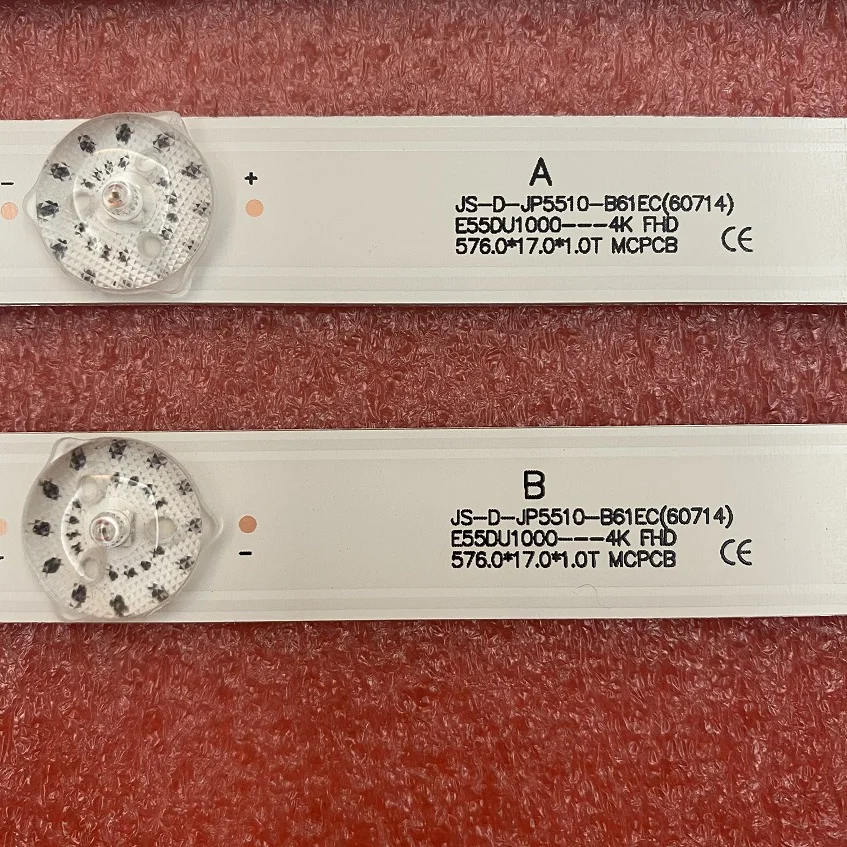 5 대 = 45pcs LED 백라이트 스트립 PEERLESS 55 스마트 TV 5530 JS-D-JP5510-A61EC/B61EC E55DU1000 4K FHD