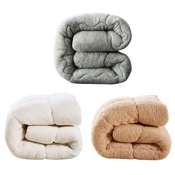 

Exquisite Wool Fabric Design Double Quilt Core Washable 4D Home Hotel Custom Luxury Four Seasons Imitation Goose Down Duvet Core