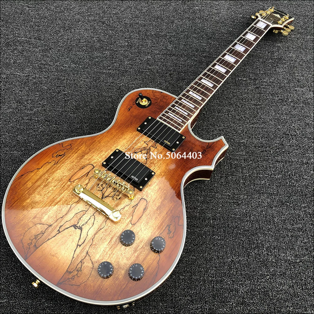 高品質6弦エレキギター マップ怠惰な木製メイプル単板 黄金のアクセサリー 韓国ペイント ローズウッド指板 ポスト Guitar Aliexpress