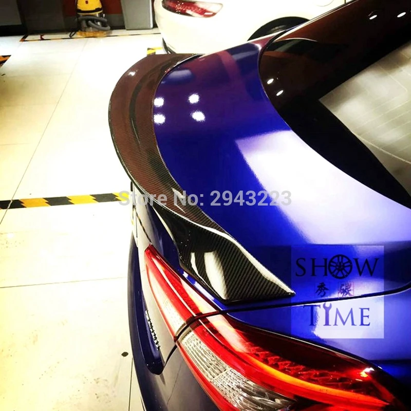 Для Maserati Ghibli 3,0 T S Q4 автомобильный Стайлинг карбоновое волокно задний спойлер на крышу Багажник крыло багажника