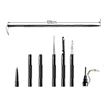 

Camping Trekking Sticks Outdoor Defense Multi-Functional Non-slip grip