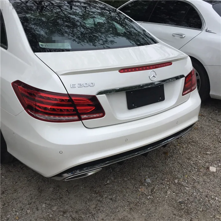 Спойлер для W212 W207 2008 2015 Mercedes Benz E class coupe ABS пластик Материал заднее крыло
