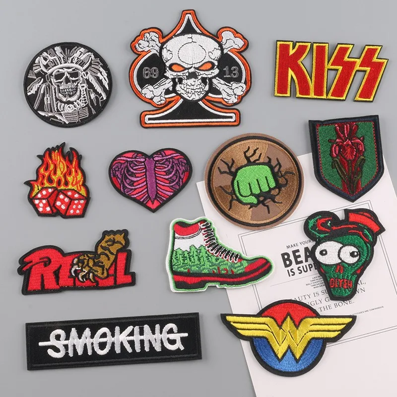 

Embroidered Logo Letter Patch Patch Badge Clothing Accessories Cloth Patch Embroidered Sticker Patches