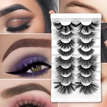 

Mix 5 Styles False Eyelashes Eye Makeup Fake Lashes High Quality Faux Mink Hair Cils Natural Look and Fluffy Valse Wimpers