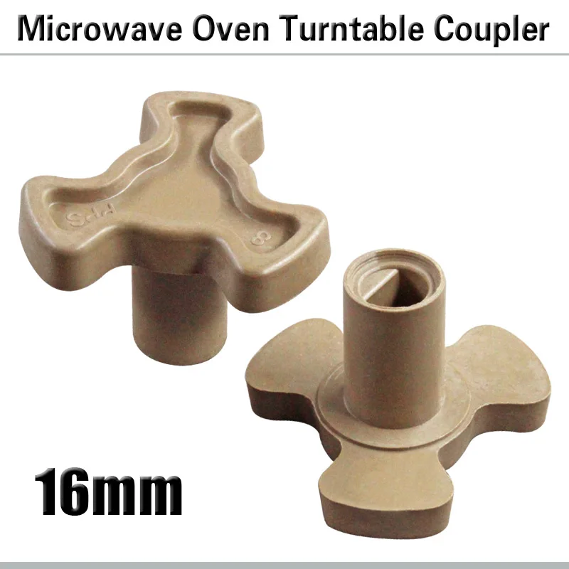 Microwave Oven Parts Turn Core Coupling Magnetron 16mm Microwave Oven Turntable Roller Guide Support Coupler Tray Shaft microwave oven spare parts