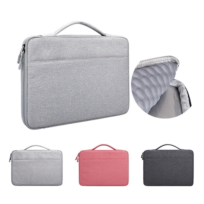 

2019 New Laptop Bag 13 15 15.4 15.6 Waterproof Computer Case Sleeve for MacBook Air Pro 13.3 14.1 15.4 15.6 Notebook Handbag