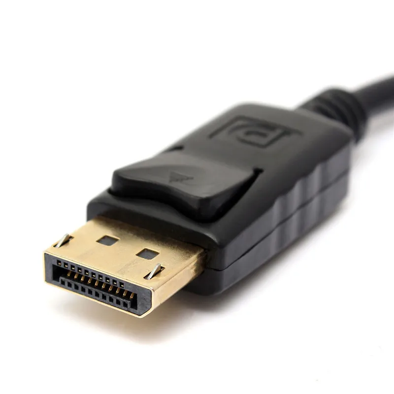 100 шт. display port to HDMI адаптер, DP display port to HDMI конвертер мужской на женский золотой шнур с покрытием для lenovo Dell hp