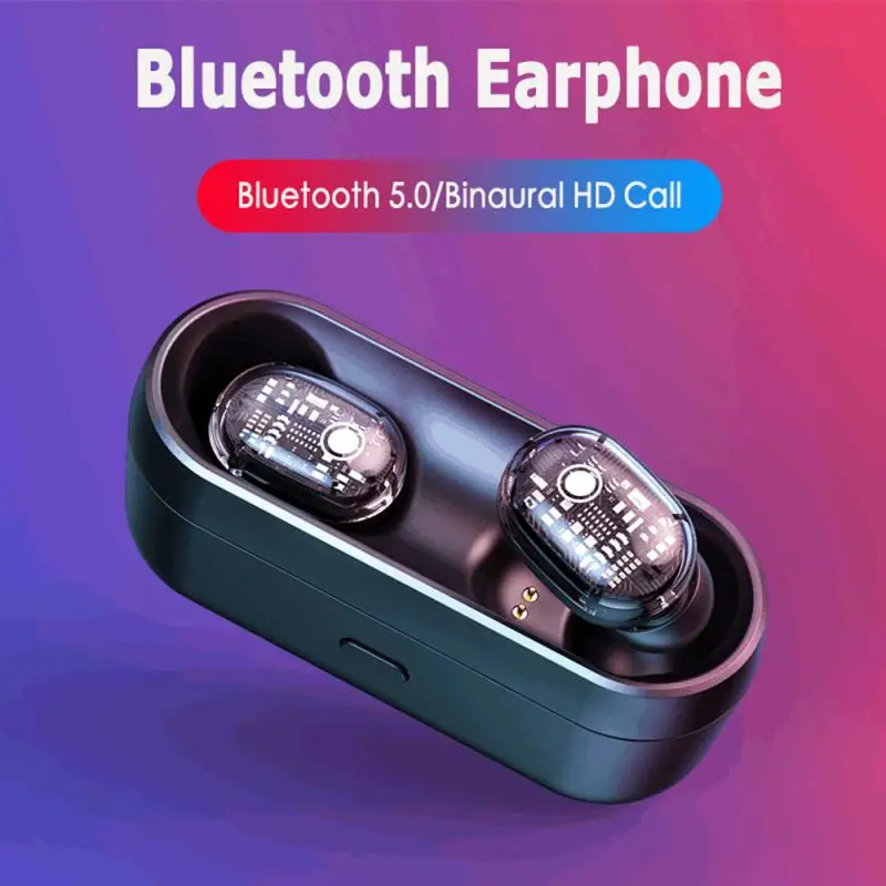 Мини-наушники TWS Bluetooth 5 0 с микрофоном и сенсорным управлением беспроводные