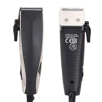 

Professional Electric Men Plug-In Hair Clippers Trimmer Barber Grooming Kit Haircut Machine Cutting Shaver