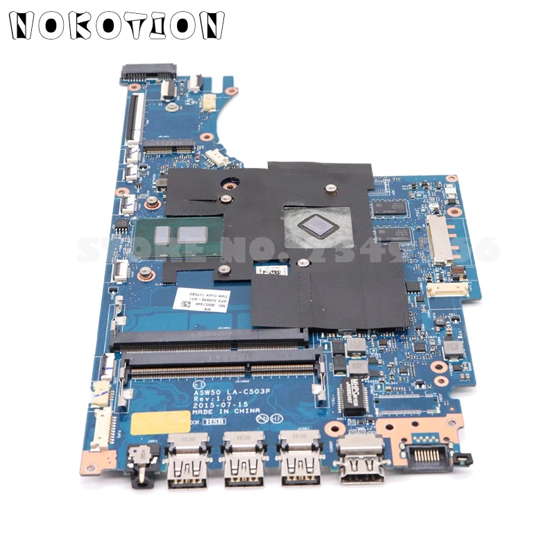 Материнская плата NOKOTION 829898 601 001 ASW50 для ноутбука HP ENVY 15 AE ae101nf материнская