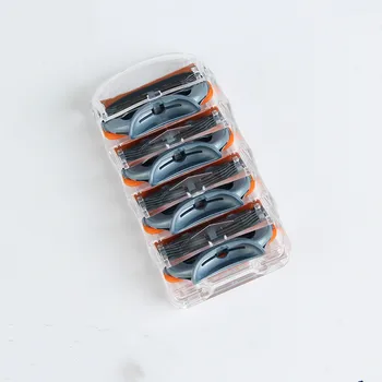 

5 Layer Progressive Blades Shaving Razor Blades for Men Fusion Power Shaver Blades Shaving Blades Replace 4pcs/Set